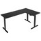 L-Shaped Electric Height Adjustable Gaming Desk with Power Outlets